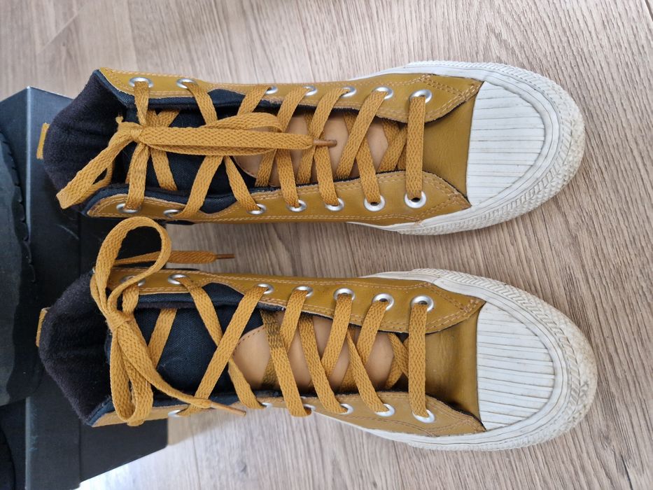 Tenesi înalți Converse, piele, 38.5