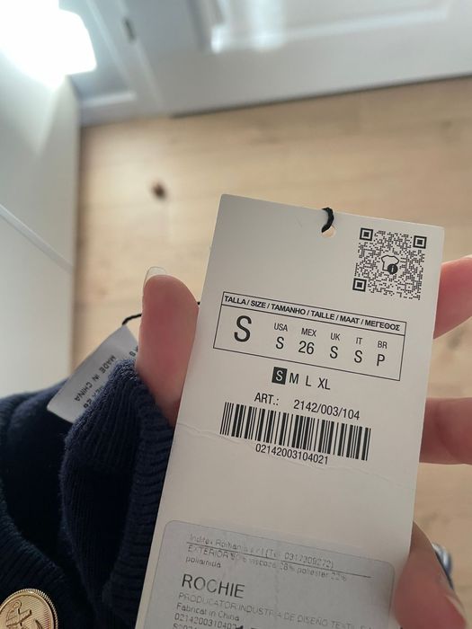 Rochie Zara din tricot moale, S