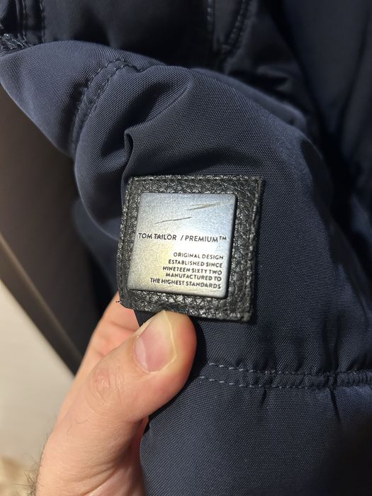 Geaca Tom Tailor Premium M – lunga, calduroasa, gluga detasabila