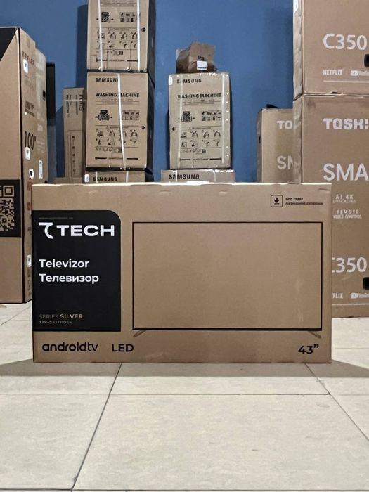 Телевизор 7tech 43/50/55/65/75/86/100 гарантия Оптом Доставка есть