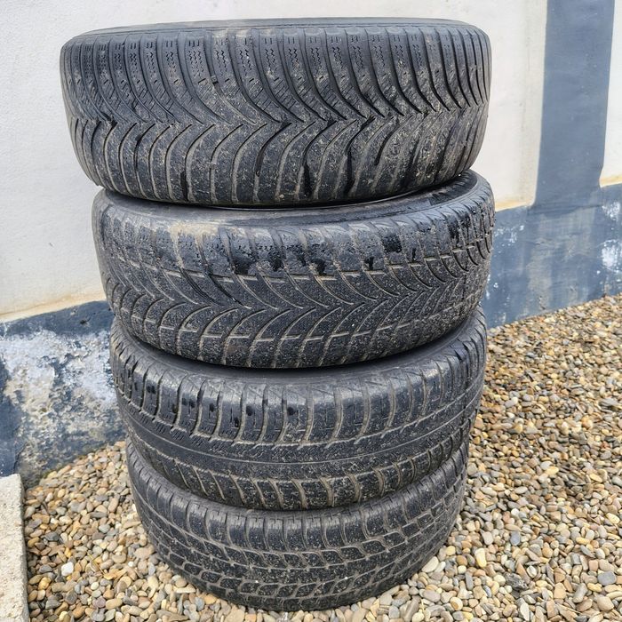 2 roți iarnă 5x112, cauciucuri 195 65 15 gama Vag