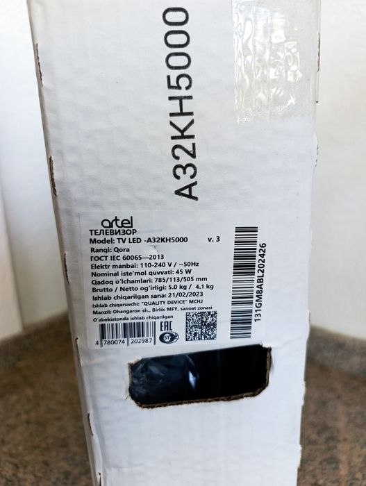 Artel  televizor yengi