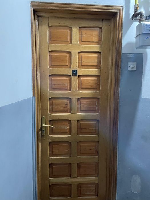 Ușă din lemn masiv de stejar Ușă intrare