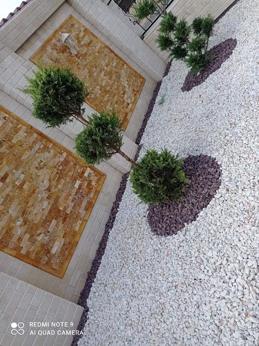 Depozit Piatra decorativa marmură albă sau roșie