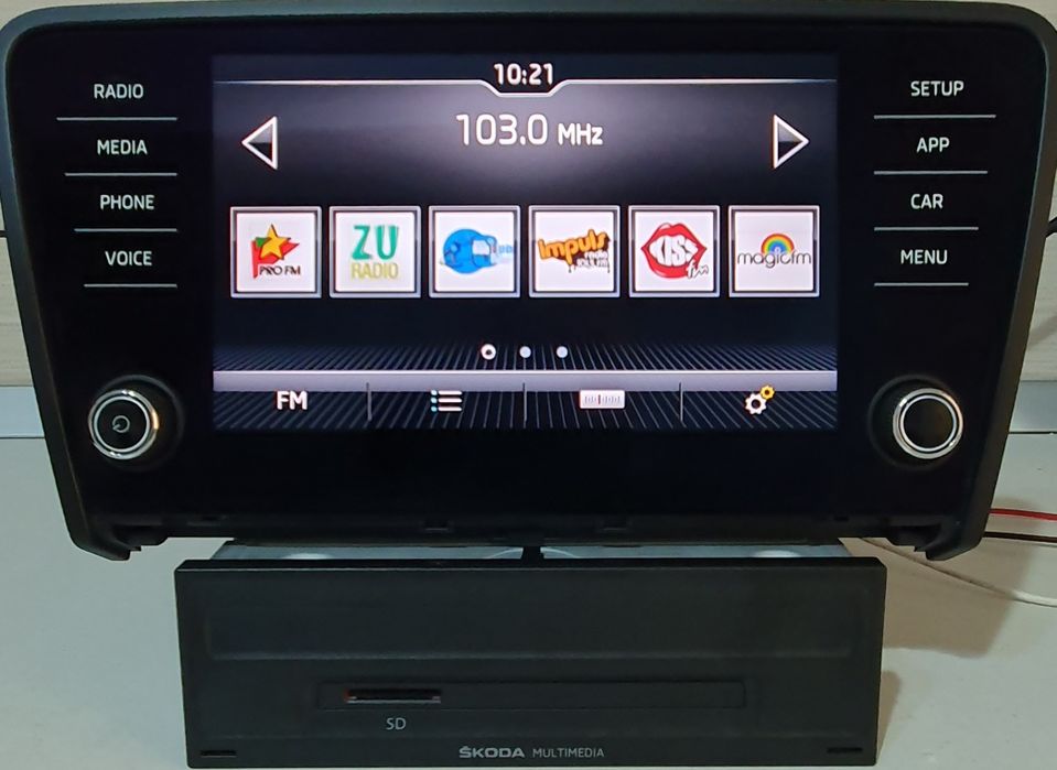 MIB2 Skoda Octavia 3, unitate+display 8 inch, App Connect