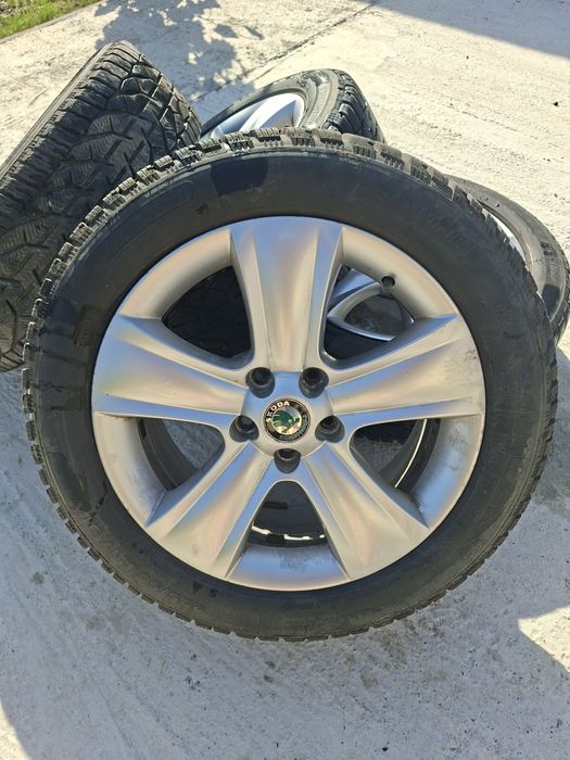 Vand jante skoda cu anvelope iarna