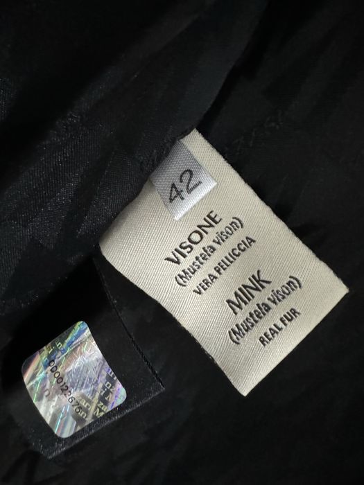 Норковая шуба Black Lama