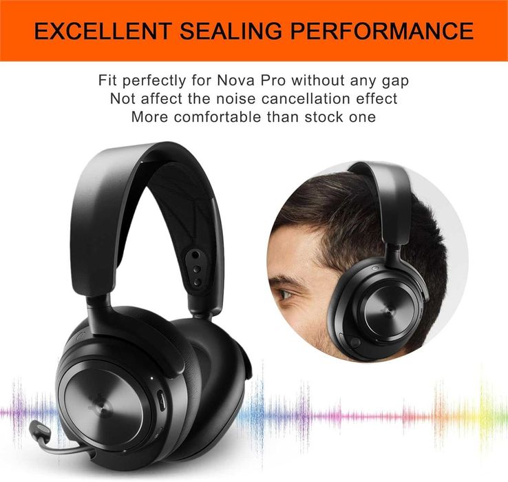 Set 2 bureti pentru casti SteelSeries Arctis Nova Pro Wireless