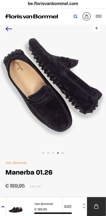 FLORIS VAN BOMMEL- мъжки дизайнерски мокасини