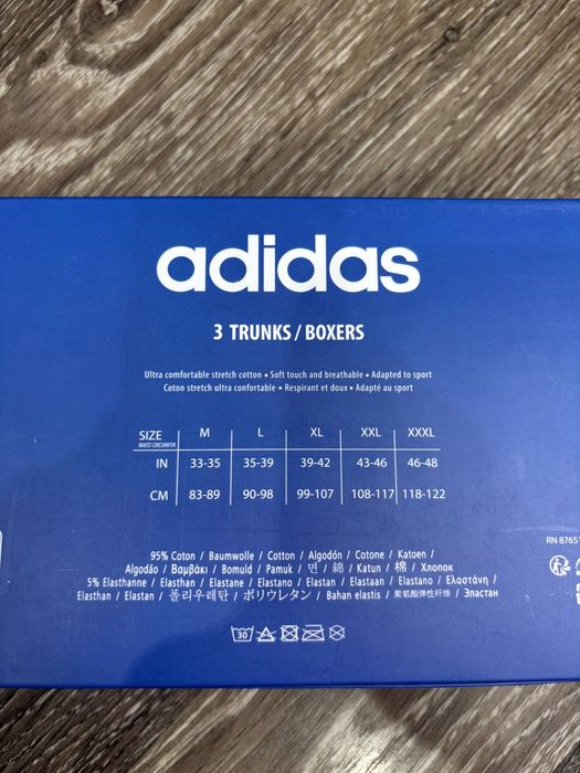 Boxeri Adidas Marimea L ( 3 bucati )
