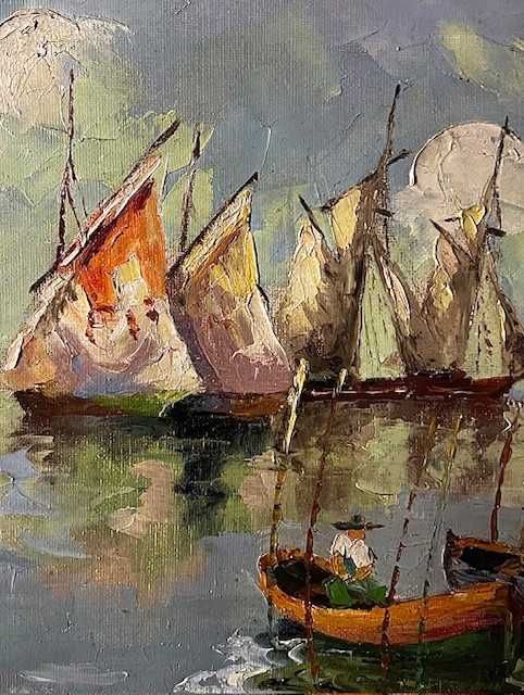 Tablou VECHI, impecabil, semnat Rudolf NEGELY. 80x60cm(100x80 cu rama)