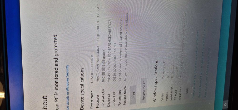 unitate pc i5 Lenovo ThinkCentre i5 4460 16gb ddr3 1600Mhz 640GB HDD