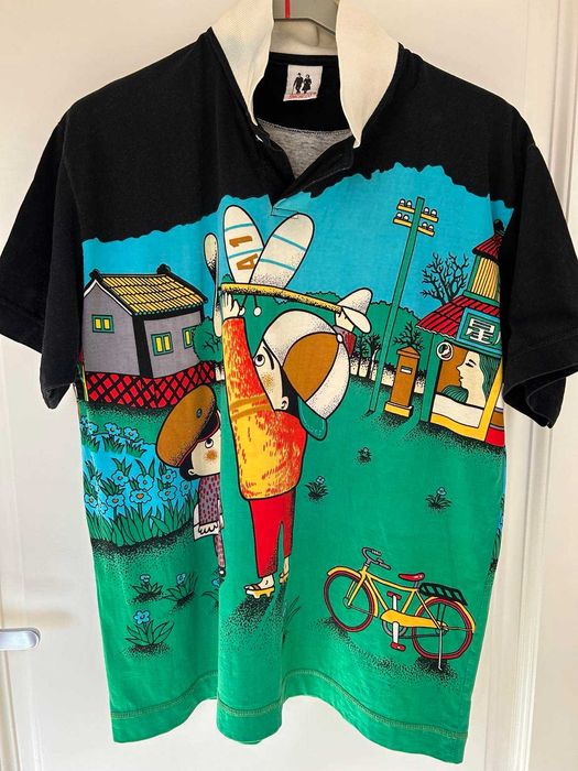 Блуза в живи цветове, размер S - M, 100% памук, унисекс