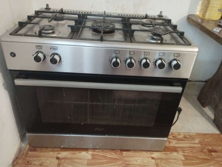 Газ плита электорника