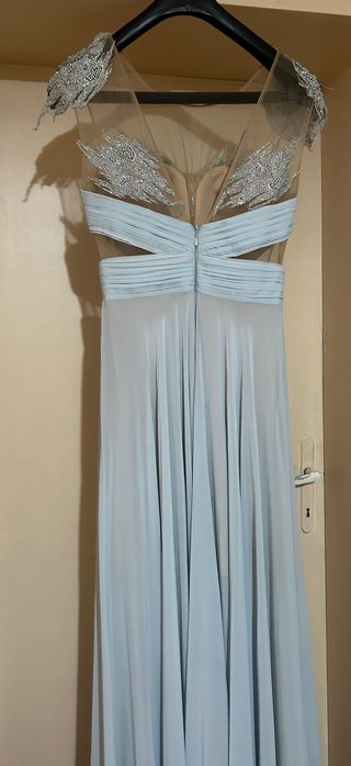 Продавам бледо синя официална рокля
