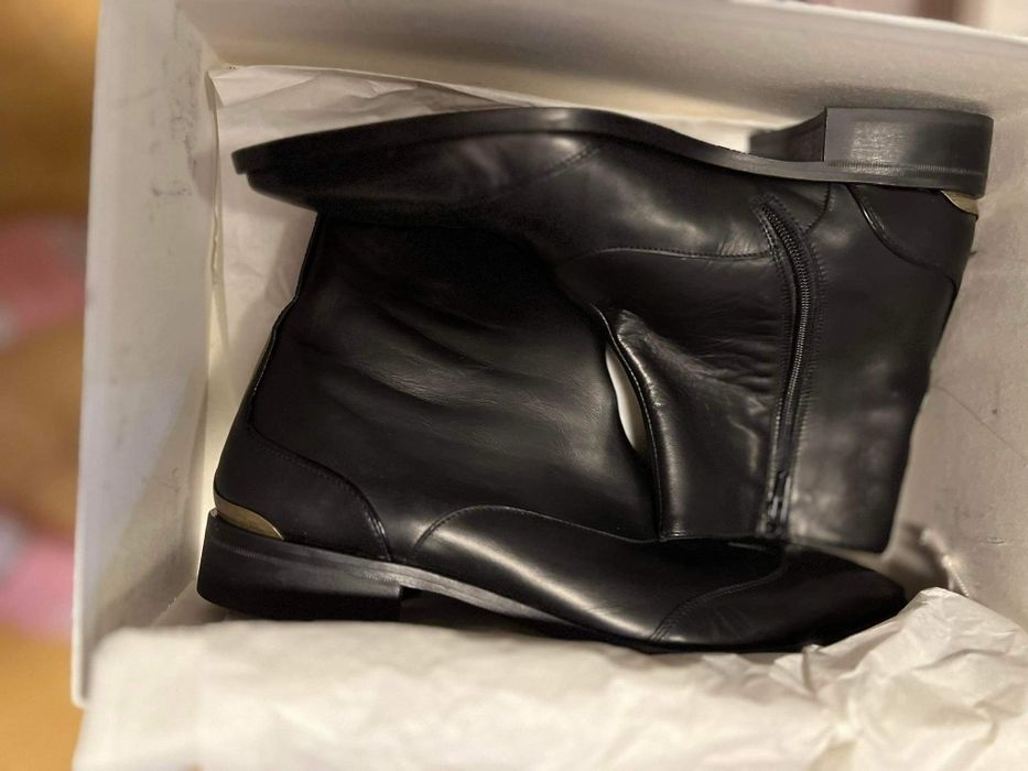 Оригинални мъжки боти Just Cavalli естествена кожа