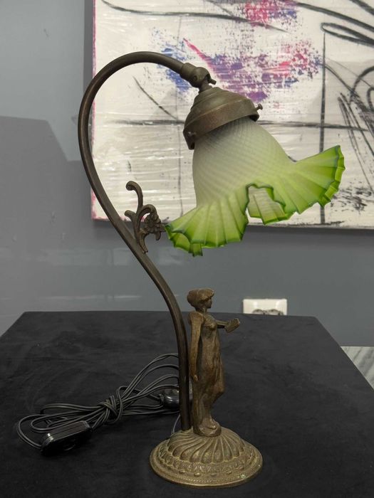 Veioza bronz și sticlă de murano