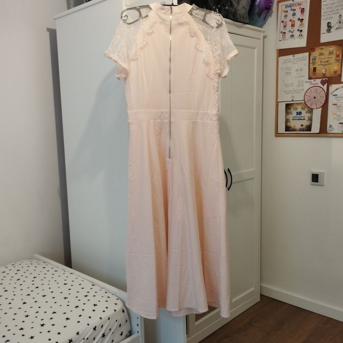 Rochie midi somon noua