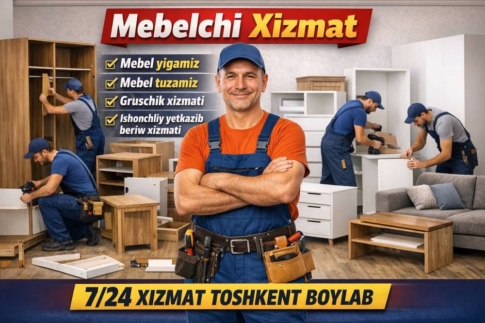 Usta kerak mi {malyar-santexnik-mebelchi-elektrik va bowqa xizmatlariz