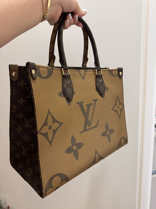 Geanta superba Louis Vuitton On The Go in conditie perfecta