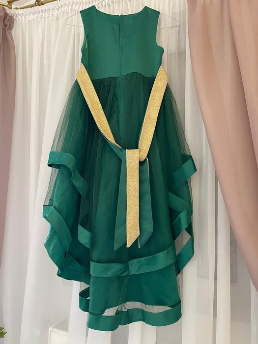Rochie ocazie / seară fete 8-11 ani verde