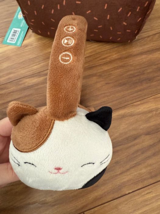 Детска раница и меки слушалки Squishmallows нов