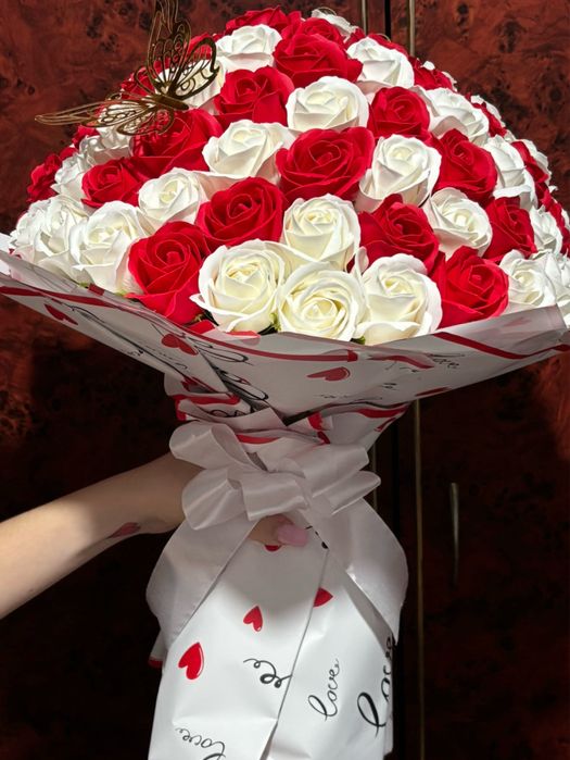 Buchet din trandafiri de sapun 101