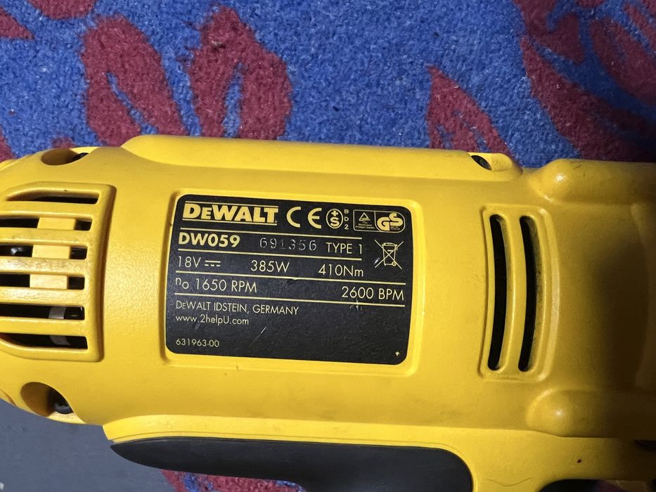 Vând impact dewalt 18 v
