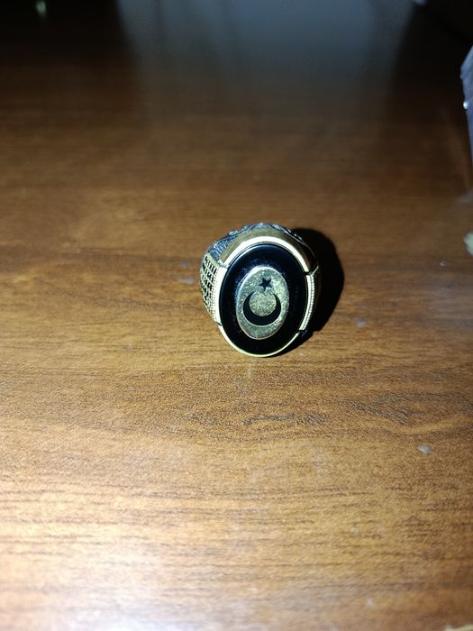 Мужской серебренный перстен