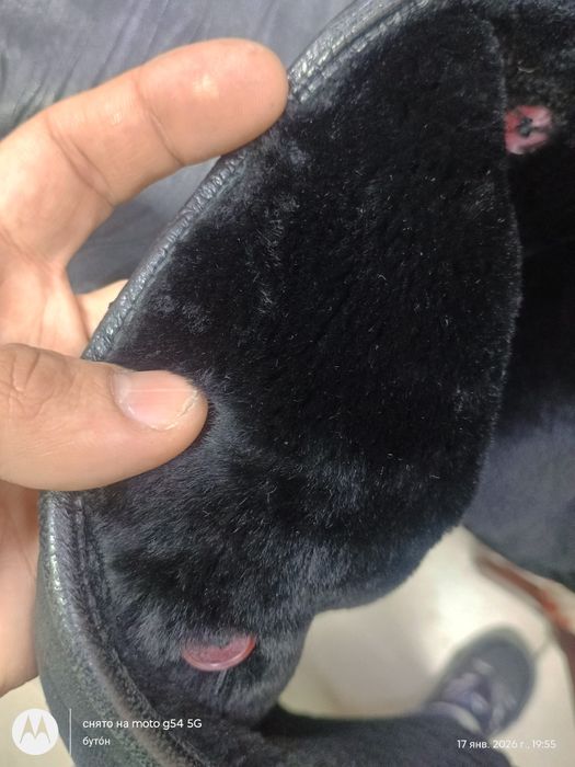 Кожаная куртка дублёнка