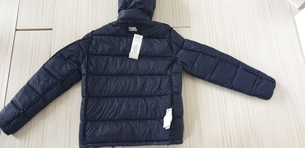 Karl Lagerfeld Hooded  46 / S НОВО! ОРИГИНАЛ! Мъжко пухено зимно Яке!