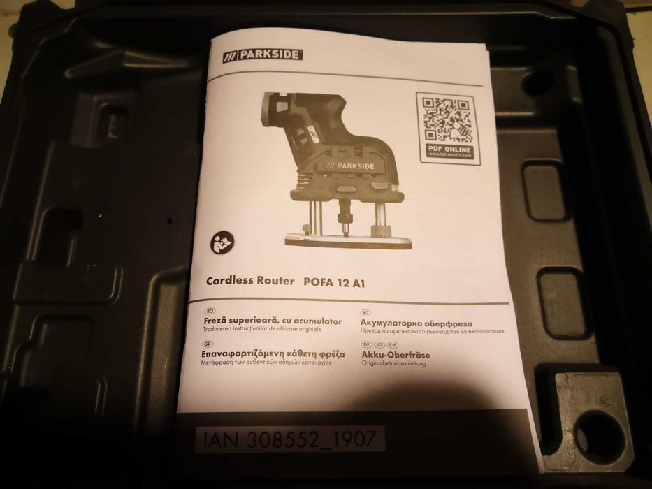 Freza lemn Parkside POFA A1 x12V Team