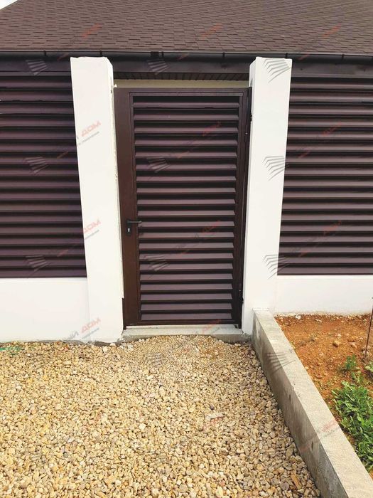 Забор жалюзи горизонтальный