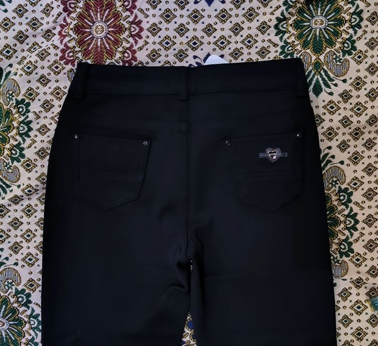 Брюки темно-синие для мальчика-подростка, полуклассик.