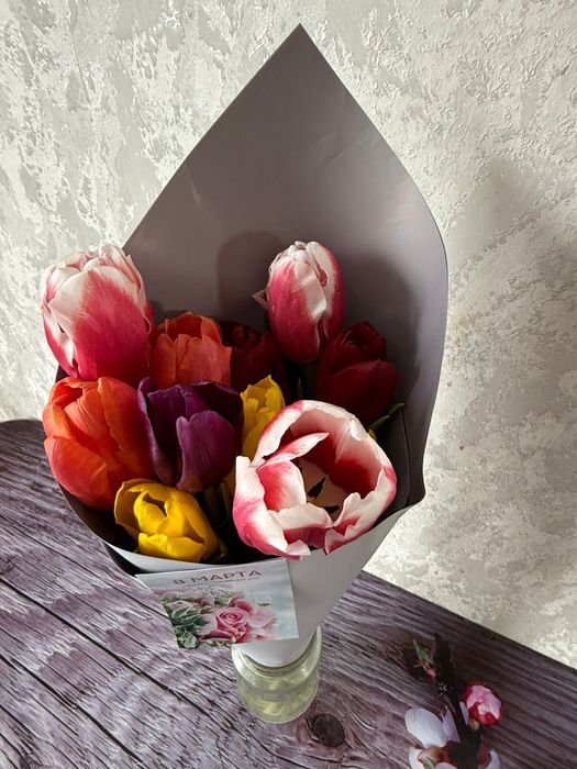 Букет из тюлпанов