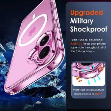 Husa iPhone 17 MagSafe Transparenta Luxury