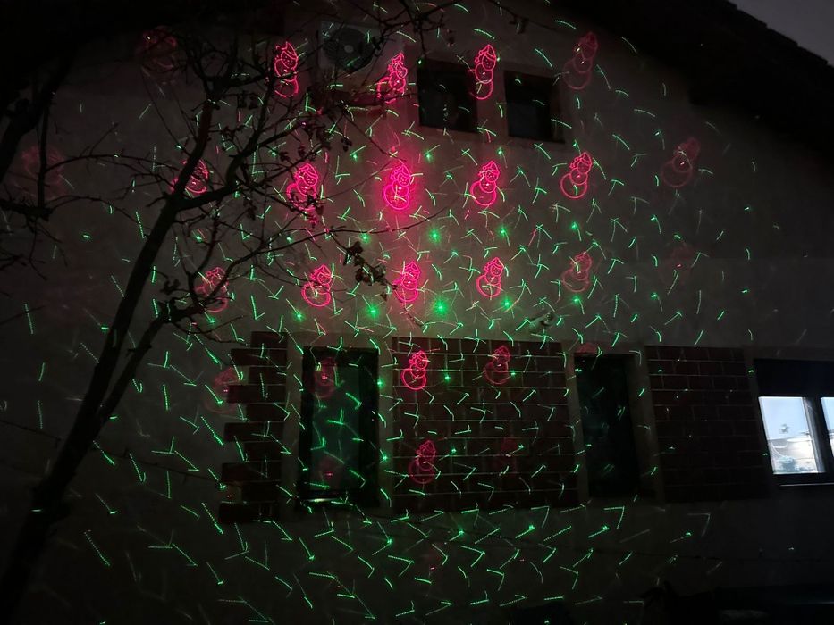 Laser proiecție lumini Crăciun