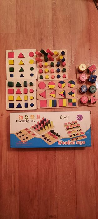 Продам развивающий набор из дерева
