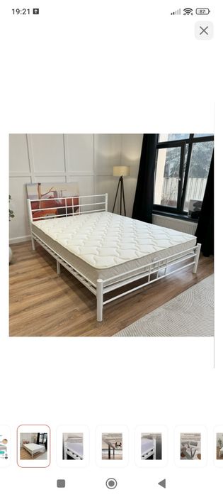 Кровать 200*180 железная новая