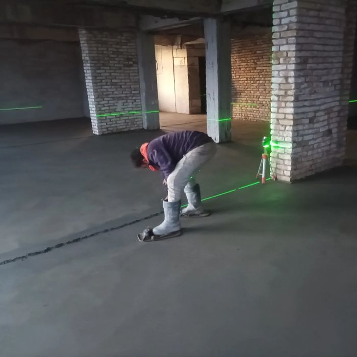 Styashka POL suxaya стяшка пола сухой