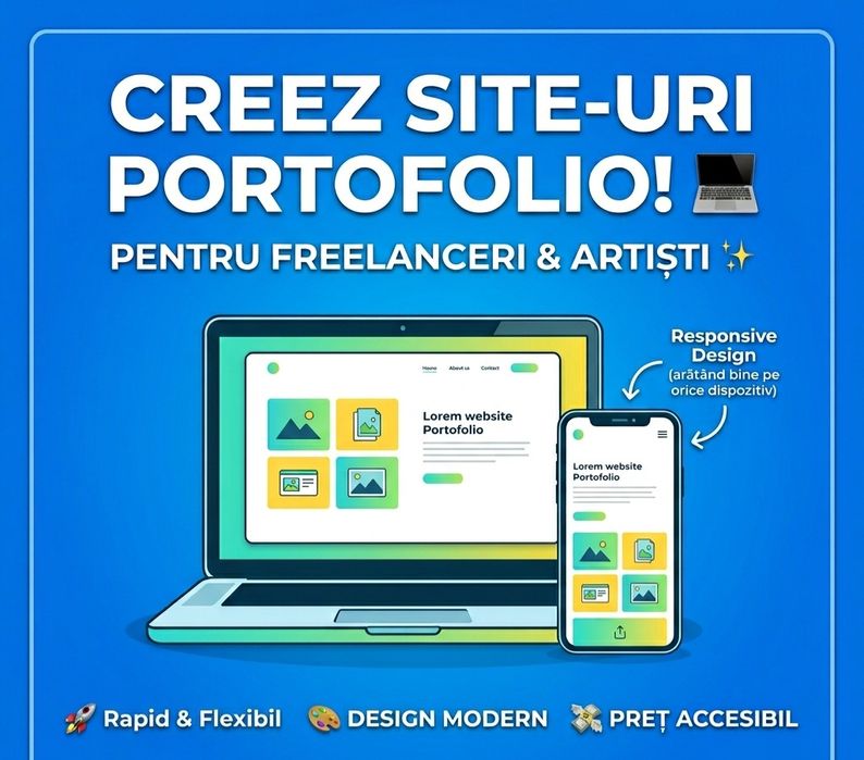 Website-uri Moderne | Design Personalizat & Rapid