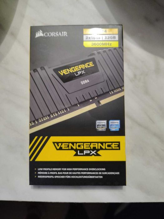 Рам памет CORSAIR Vengeance LPX 32GB 2x16 DDR4 3600MHz CL18 Нова Г-ция