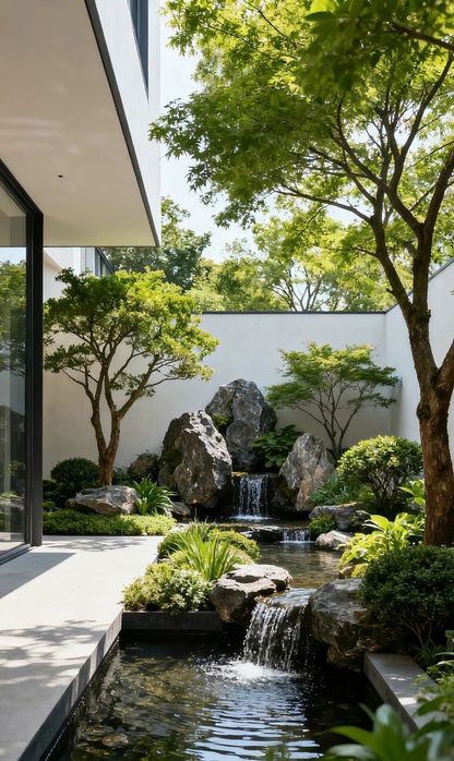 Suniy sharshara dizayn