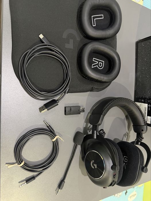 Слушалки Logitech G Pro X 2 + Head stand