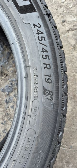 4 anvelope iarna Michelin,fata 245/45/19,spate 275/40/19.Pret/bucata