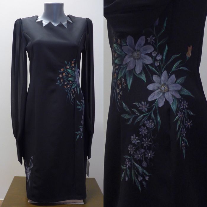 Ръчно рисувана рокля