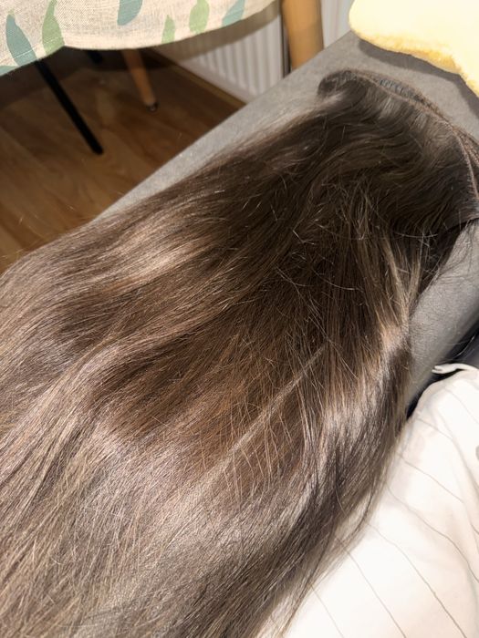 Чисто нова Българска естествена коса 65 см