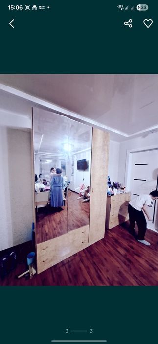 Срочно!в связи с переводом!Большой шкаф +комод