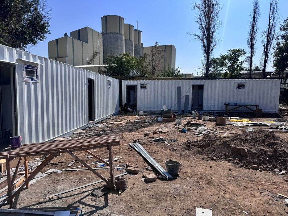 Контейнер  домик душ туалет Kantener magazin ofis