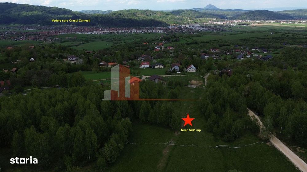 Teren intravilan 5.261 mp Tohănița | Deschidere 49 m | Utilități, lâng